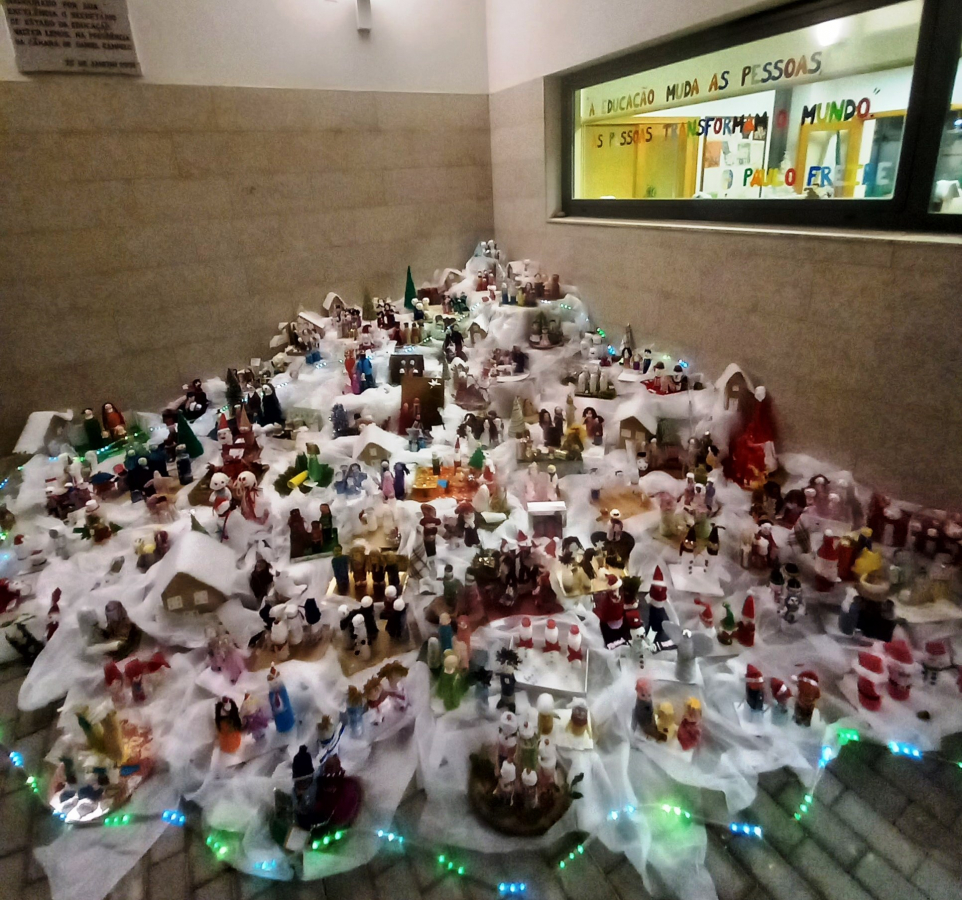 Aldeia natal na Escola Básica da Feitosa